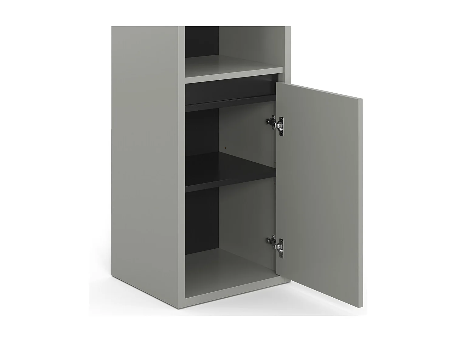 Meuble salle de bain gris 33x38x80 viola