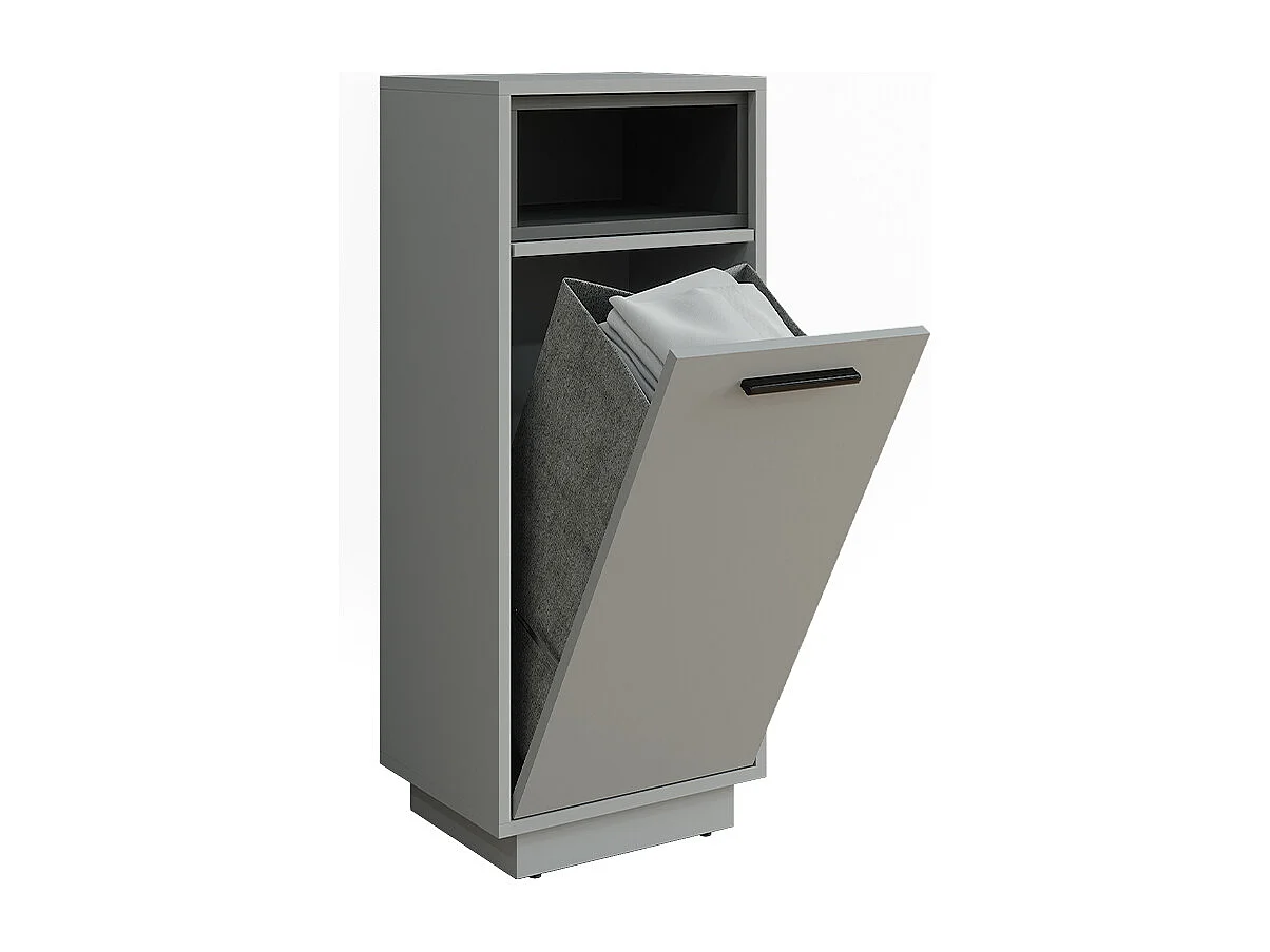 Wäscheschrank grau/anthrazit 38x30x93 beatrice