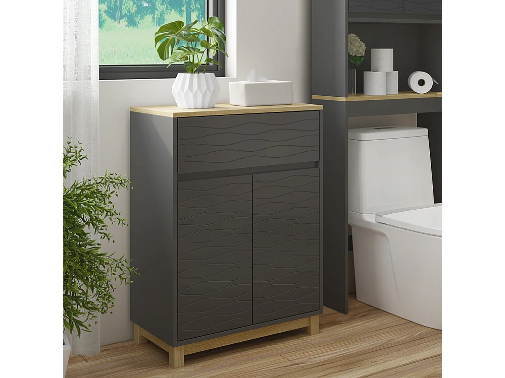 Midischrank anthrazit 60x30x80 livia