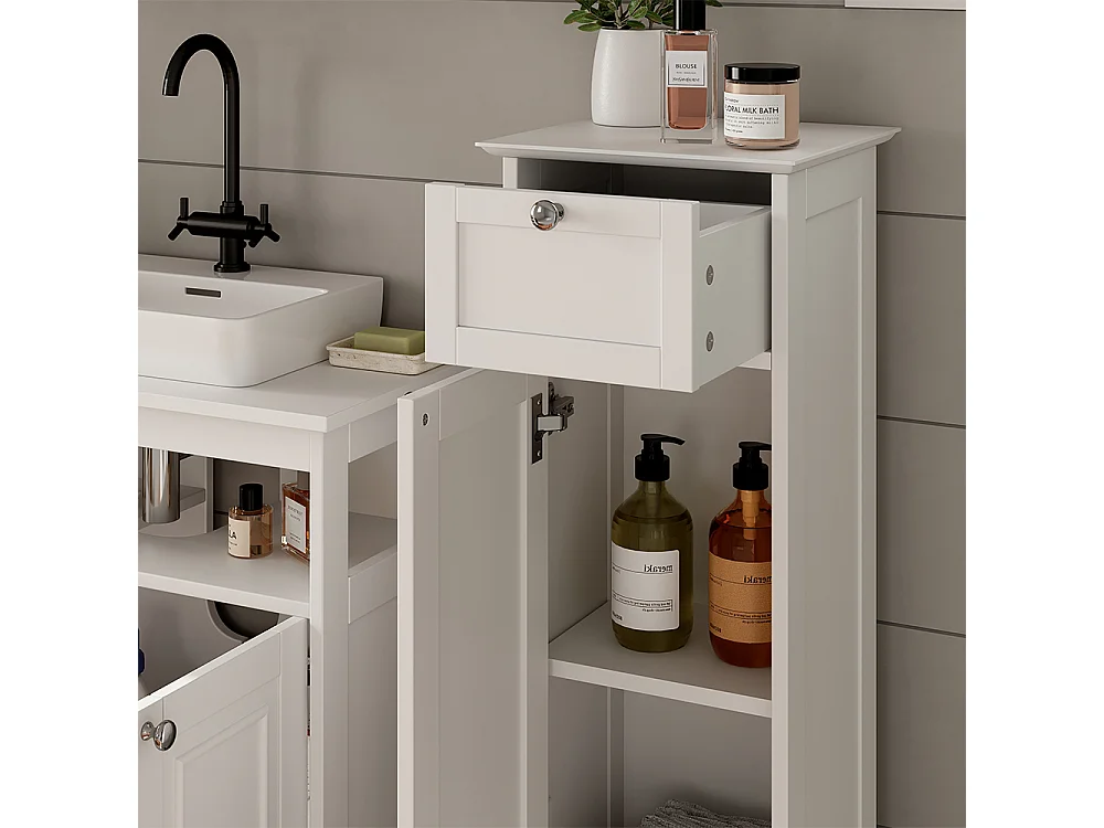 Badschrank weiß 32x30x92 vanity