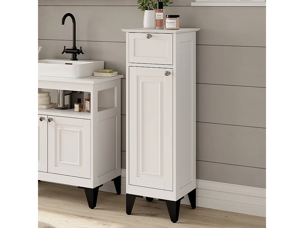Armoire de salle de bain blanc 32x30x92 vanity