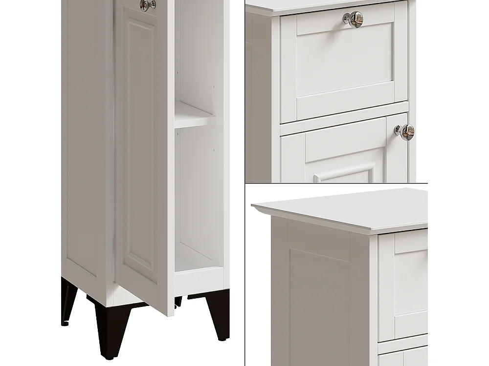 Armoire de salle de bain blanc 32x30x92 vanity