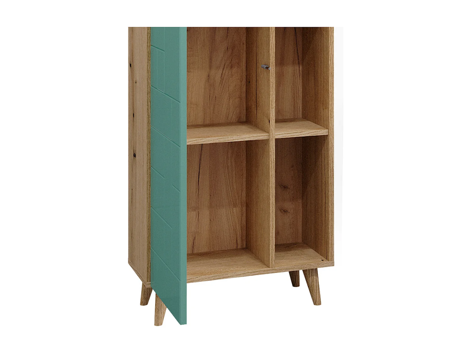Badschrank mintgrün 56x30.6x193 rudi