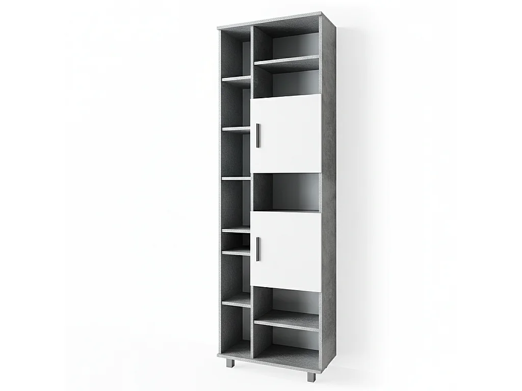 Meuble salle de bain béton 60x30x190 ilias