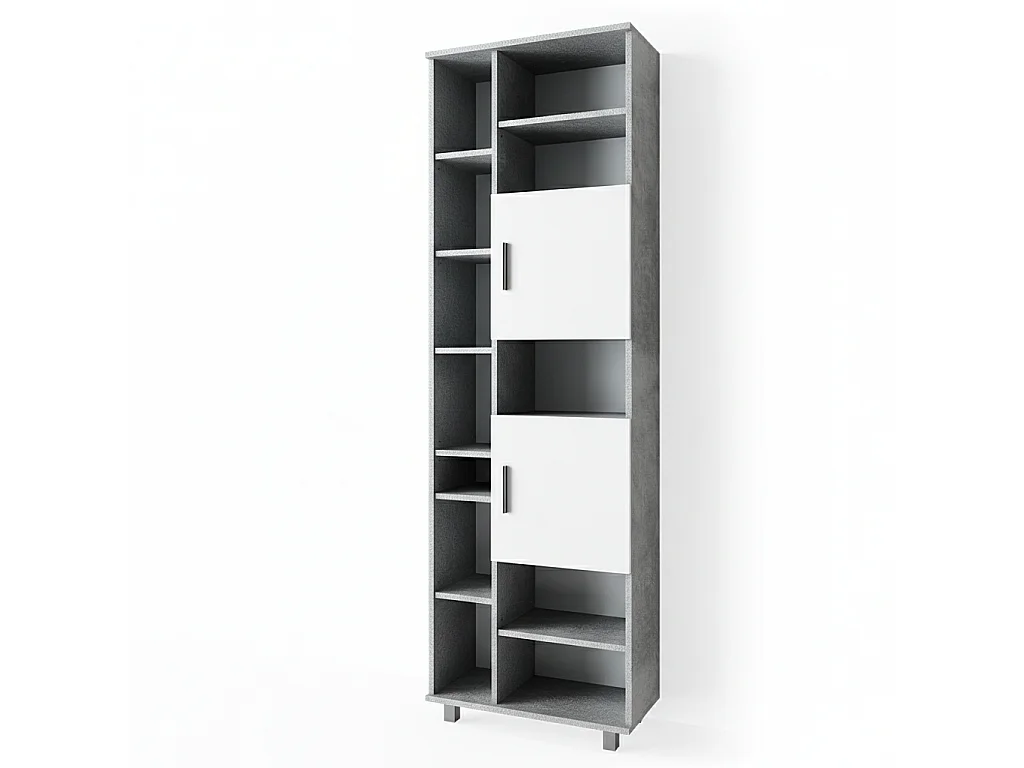 Meuble salle de bain béton 60x30x190 ilias