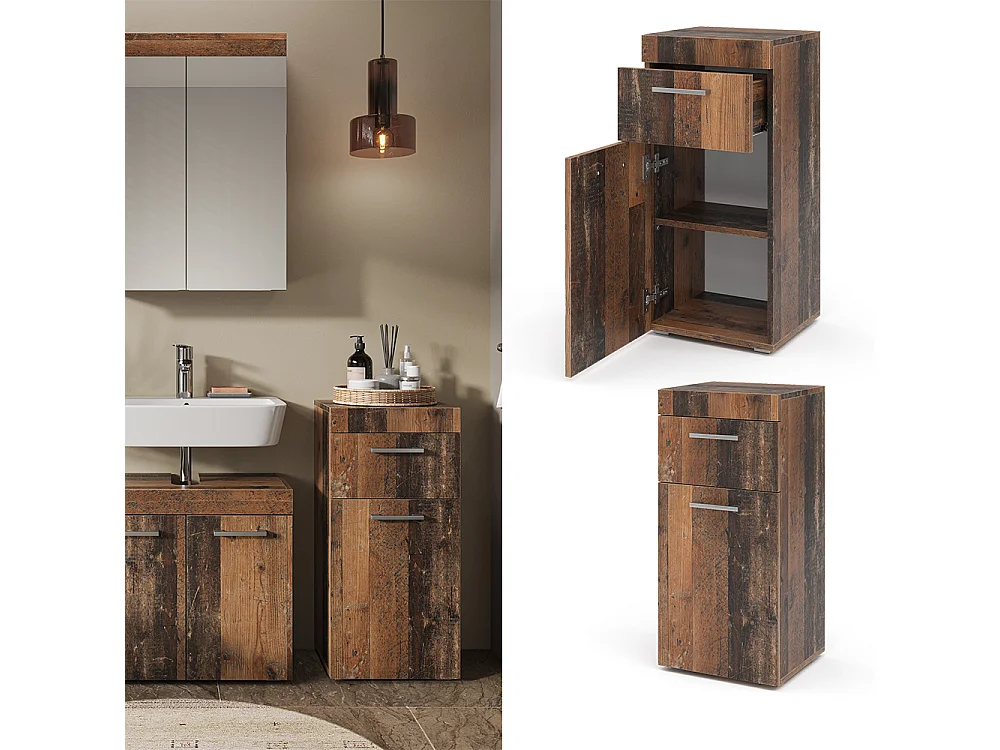 Armoire Midischrank oldstyle 37x32.6x79 luna