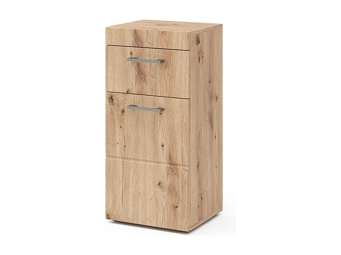 Halfhoge kast eiken wotan 37x32.6x79 luna