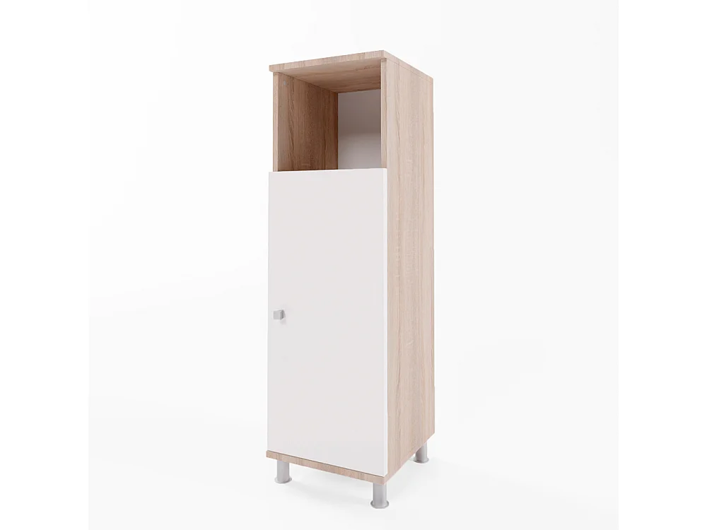 Midischrank sonoma/weiß 30x30x95 fynn