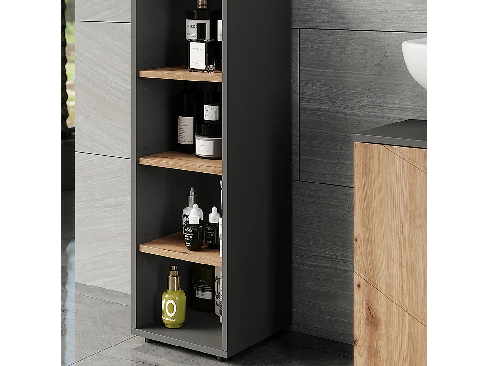 Midischrank anthracite/artisan 30x30x95 irma