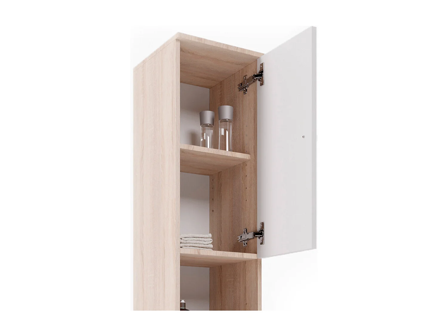 Meuble salle de bain sonoma 30x30x190 fynn