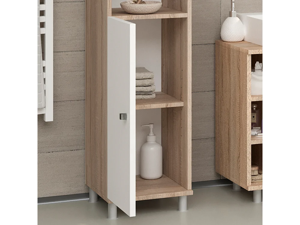 Meuble salle de bain sonoma 30x30x190 fynn