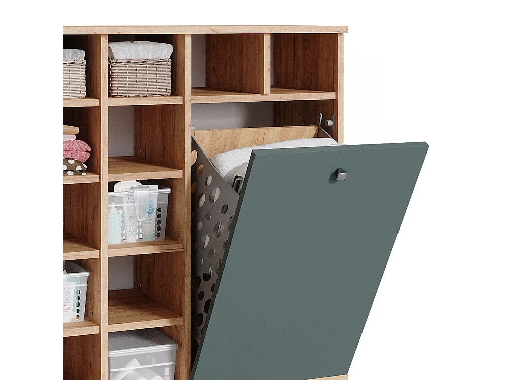 Badschrank grün 78.4x34x91.6 fynn