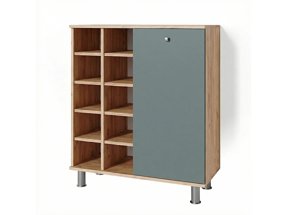 Armoire de salle de bain vert 78.4x34x91.6 fynn