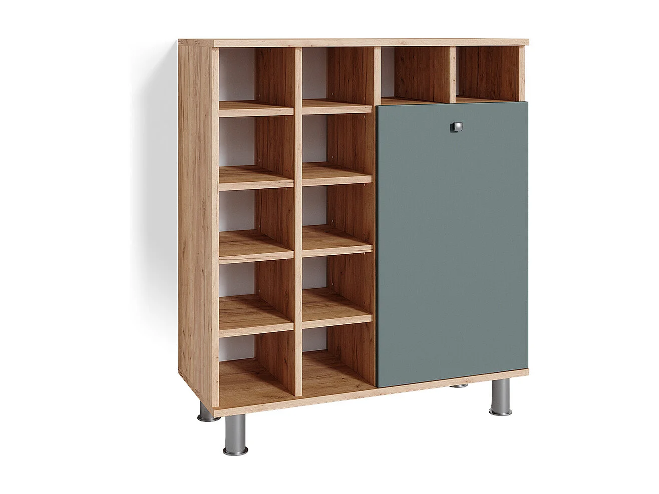 Armoire de salle de bain vert 78.4x34x91.6 fynn