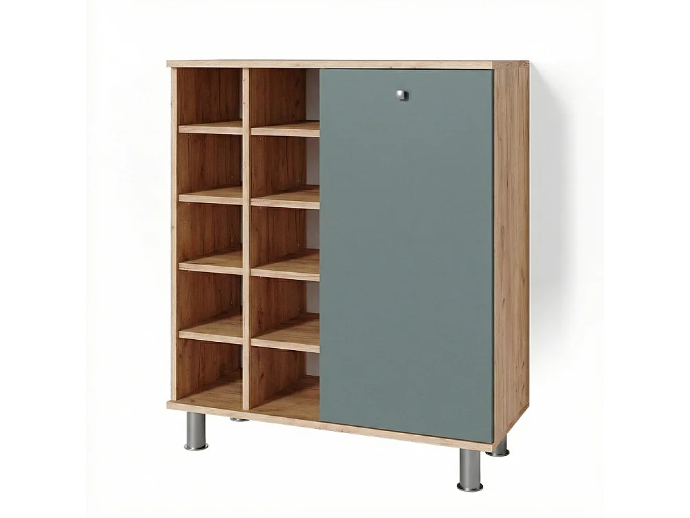 Armoire de salle de bain vert 78.4x34x91.6 fynn