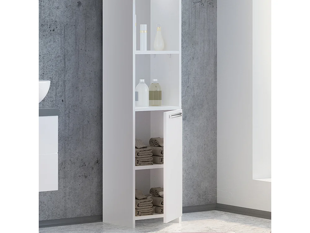 Mobile bagno alto bianco 30x30x190 kiko