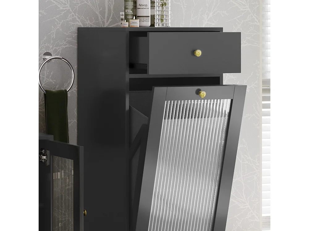 Midischrank grau 40x40x96 malte