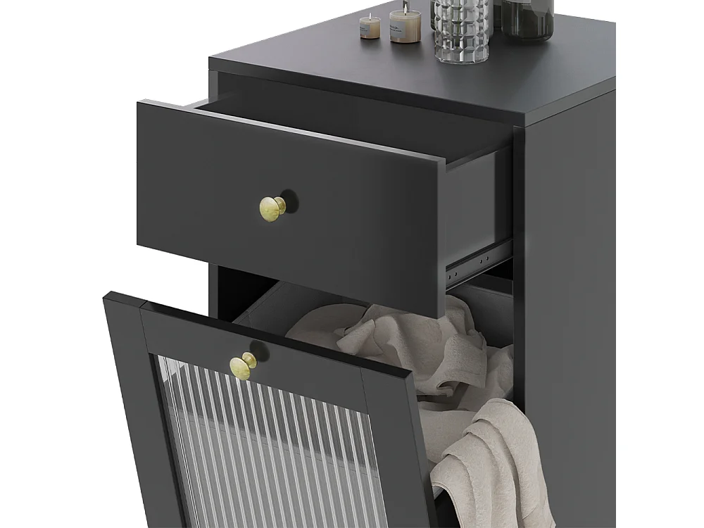 Midischrank grau 40x40x96 malte