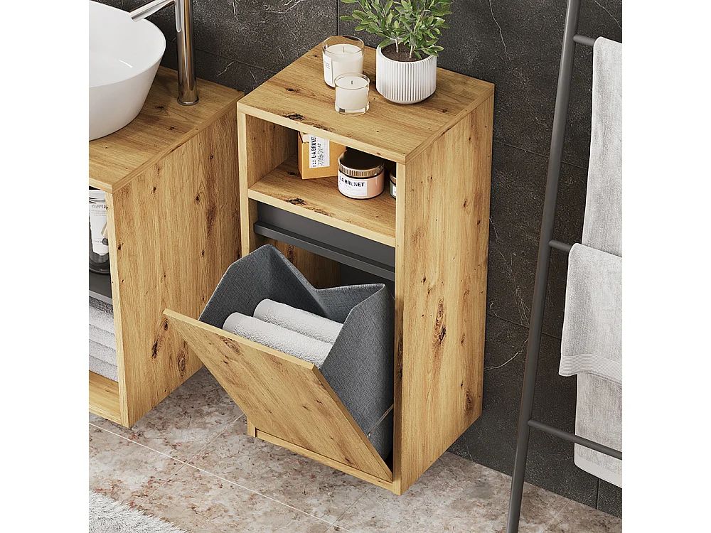 Badschrank artisan/grau 38x33x80 viola