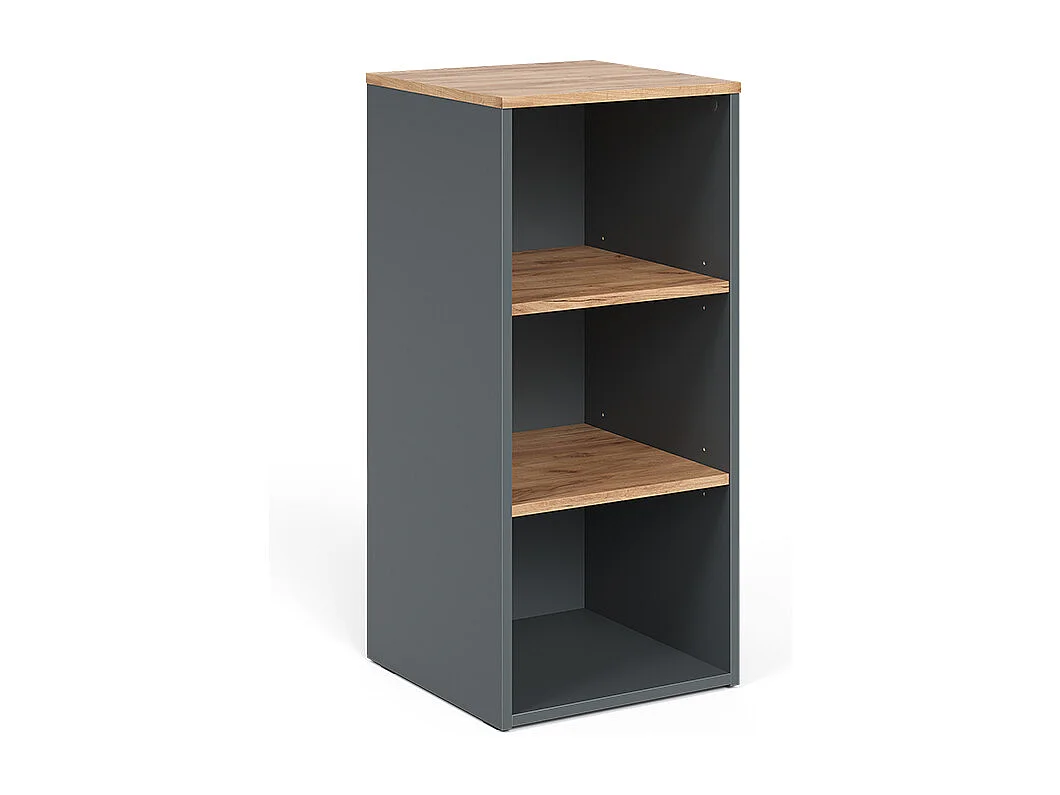 Midischrank anthrazit/goldkraft eiche 40.2x40.5x88.2 viktor