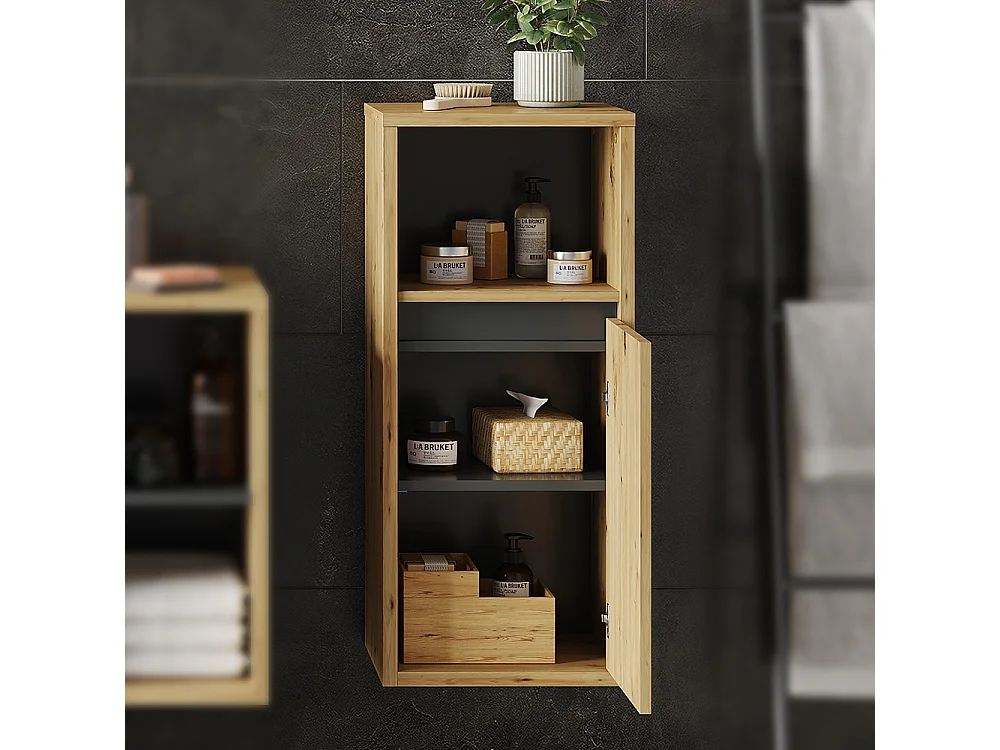 Midischrank artisan-eiche 38x33x80 viola