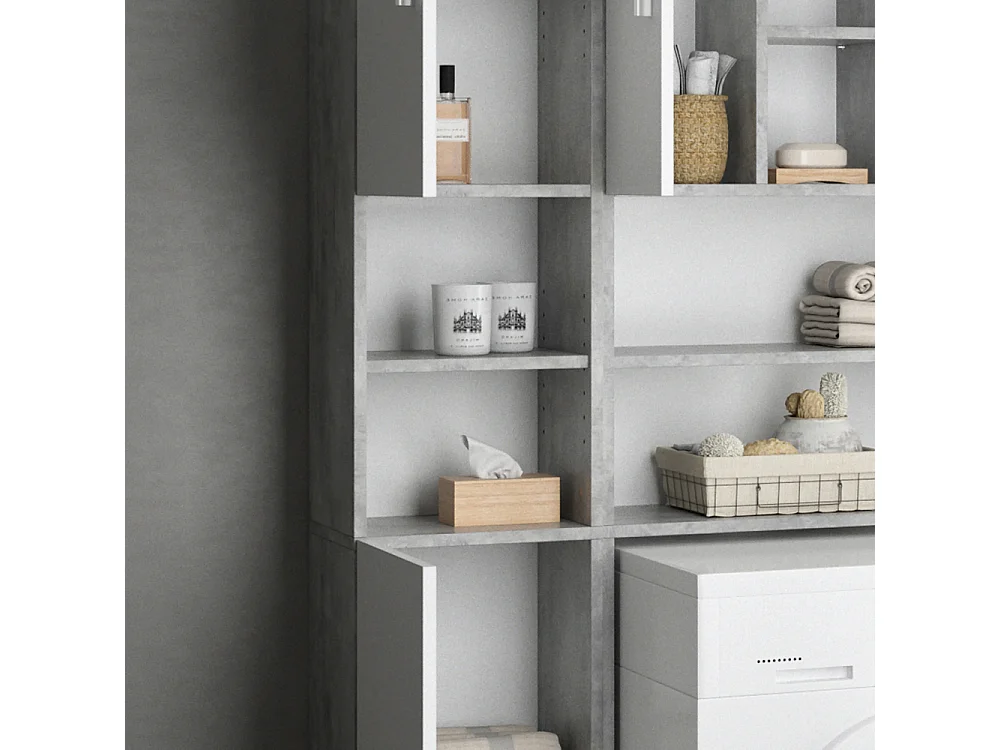 Badschrank beton 32x25.8x190 luis