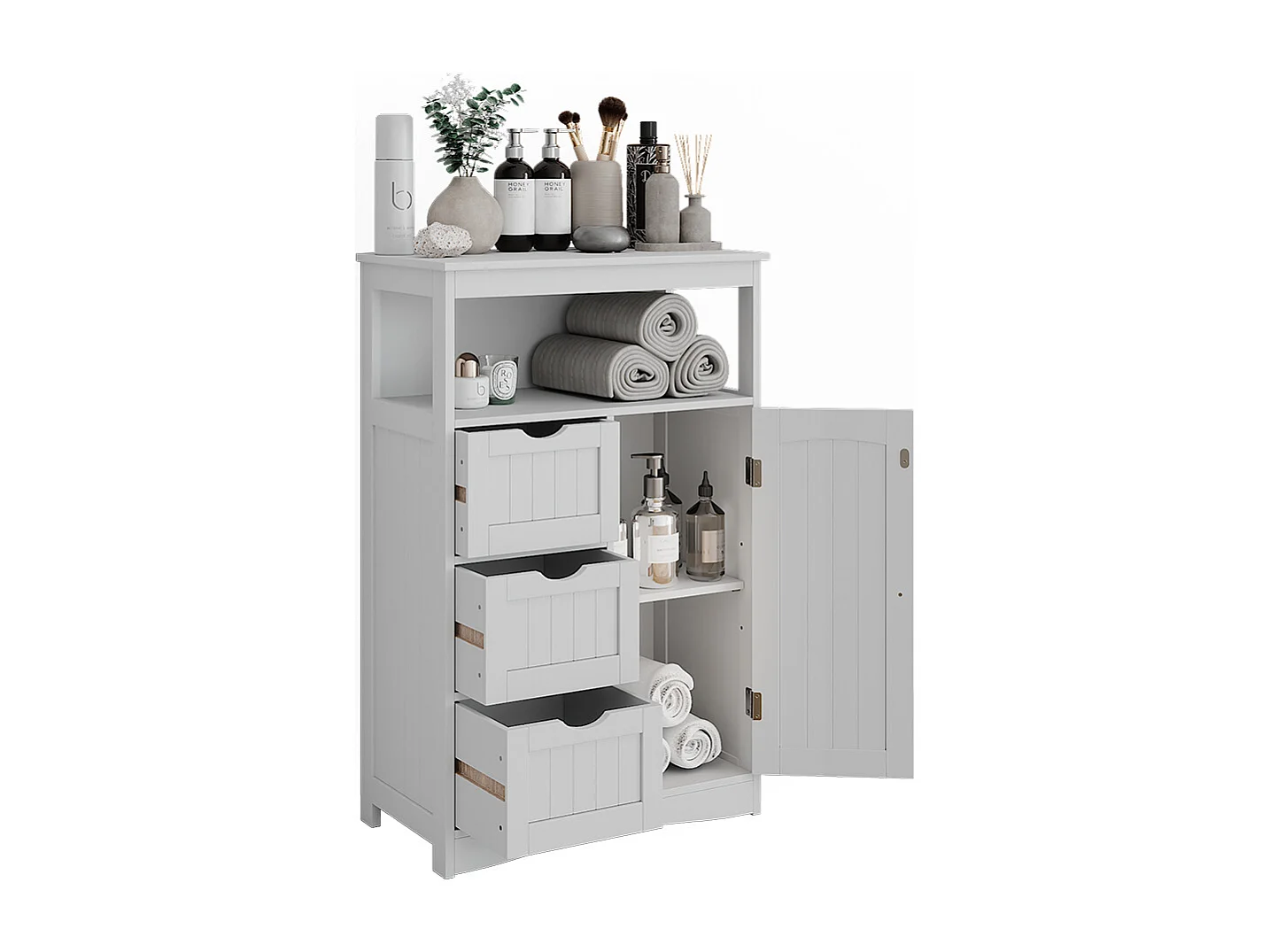 Midischrank weiß 56x29.2x86.5 bianco