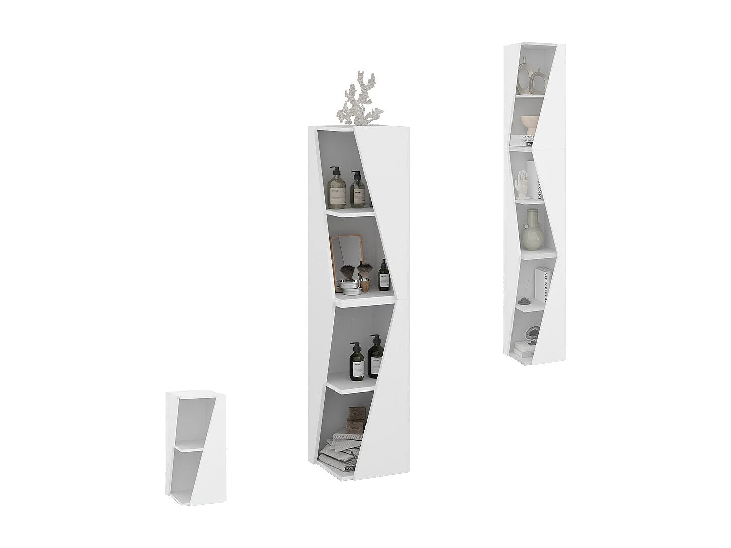 Meuble salle de bain blanc 31.6x31.6x70.5 benno