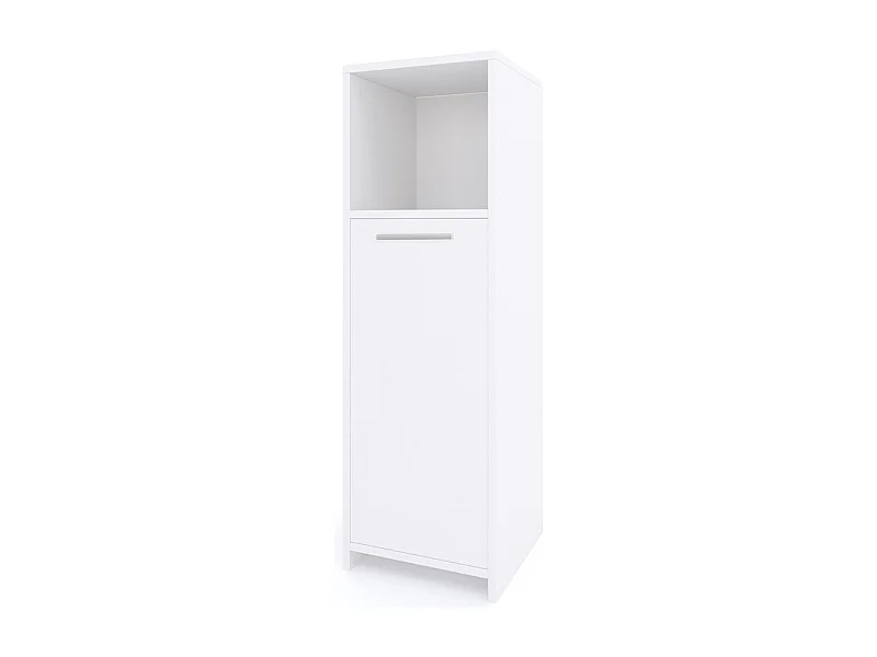 Meuble salle de bain blanc 30x30x95 kiko