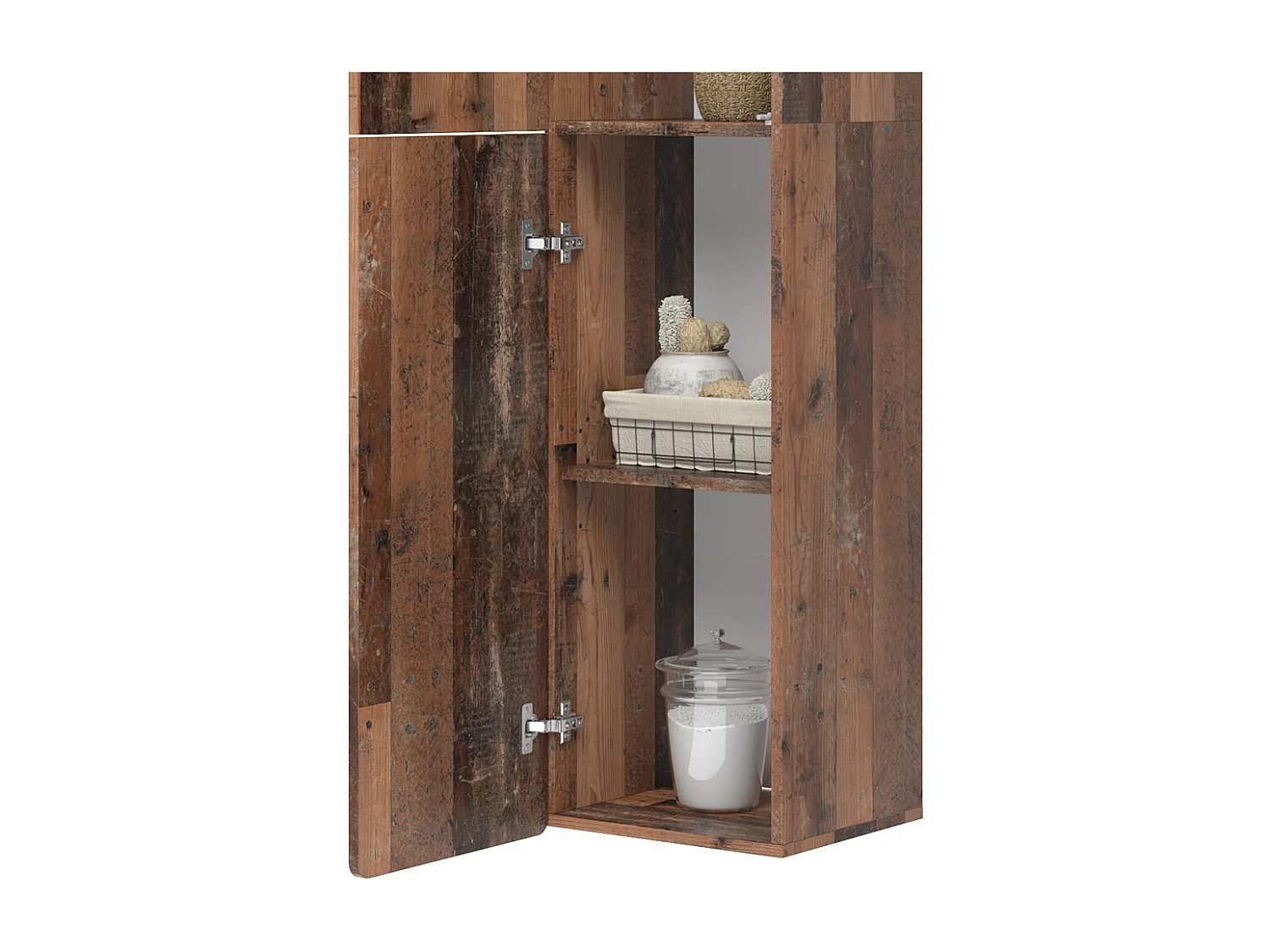 Armoire haute oldstyle 36.6x33.2x171.6 izan