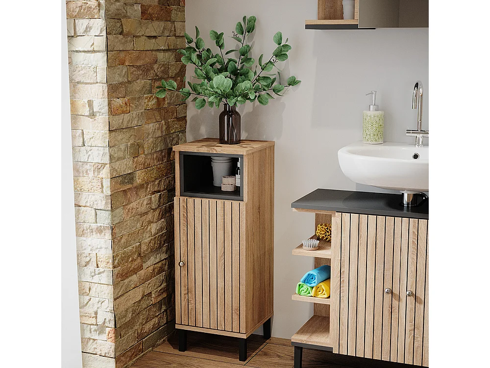 Meuble salle de bain sonoma 30x30x81.8 aquis