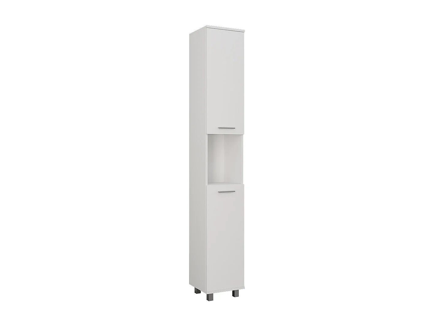 Armoire haute blanc 30.2x30x190 ilias