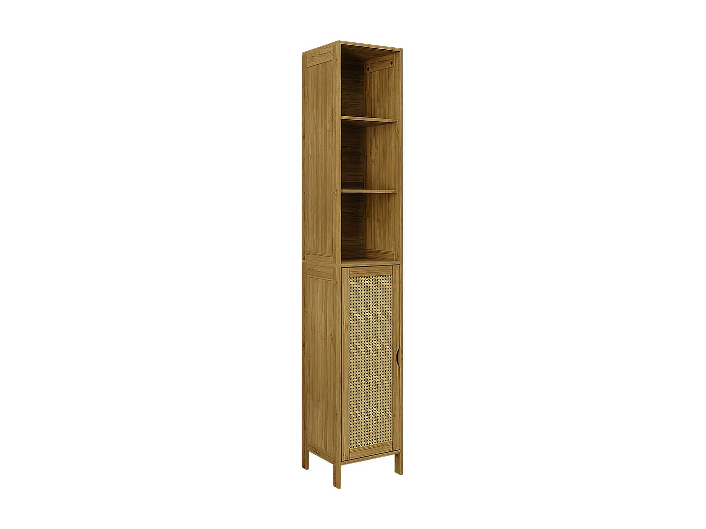 Mobile da bagno bambù 30x29x170 liora