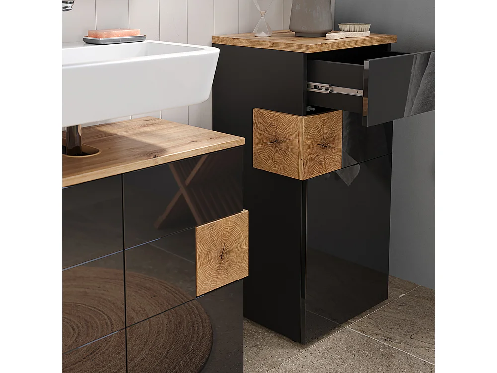 Midischrank anthrazit 40x37x84 eden