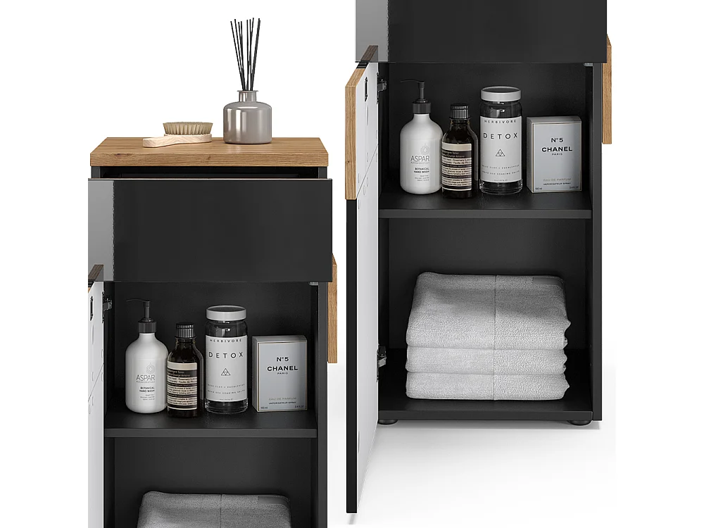 Midischrank anthrazit 40x37x84 eden