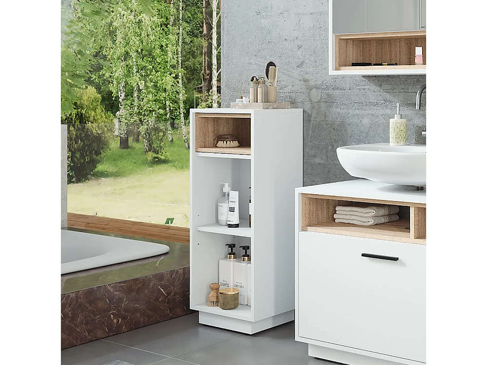 Armoire midish blanc/sonoma 38x30x93 beatrice