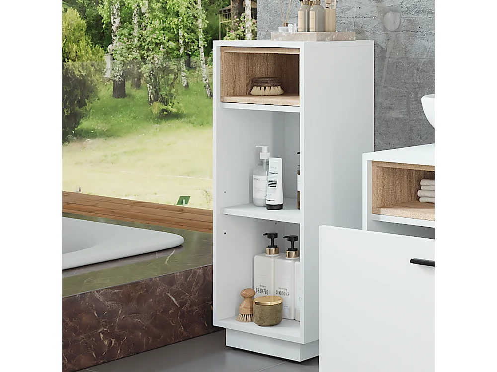 Armoire midish blanc/sonoma 38x30x93 beatrice