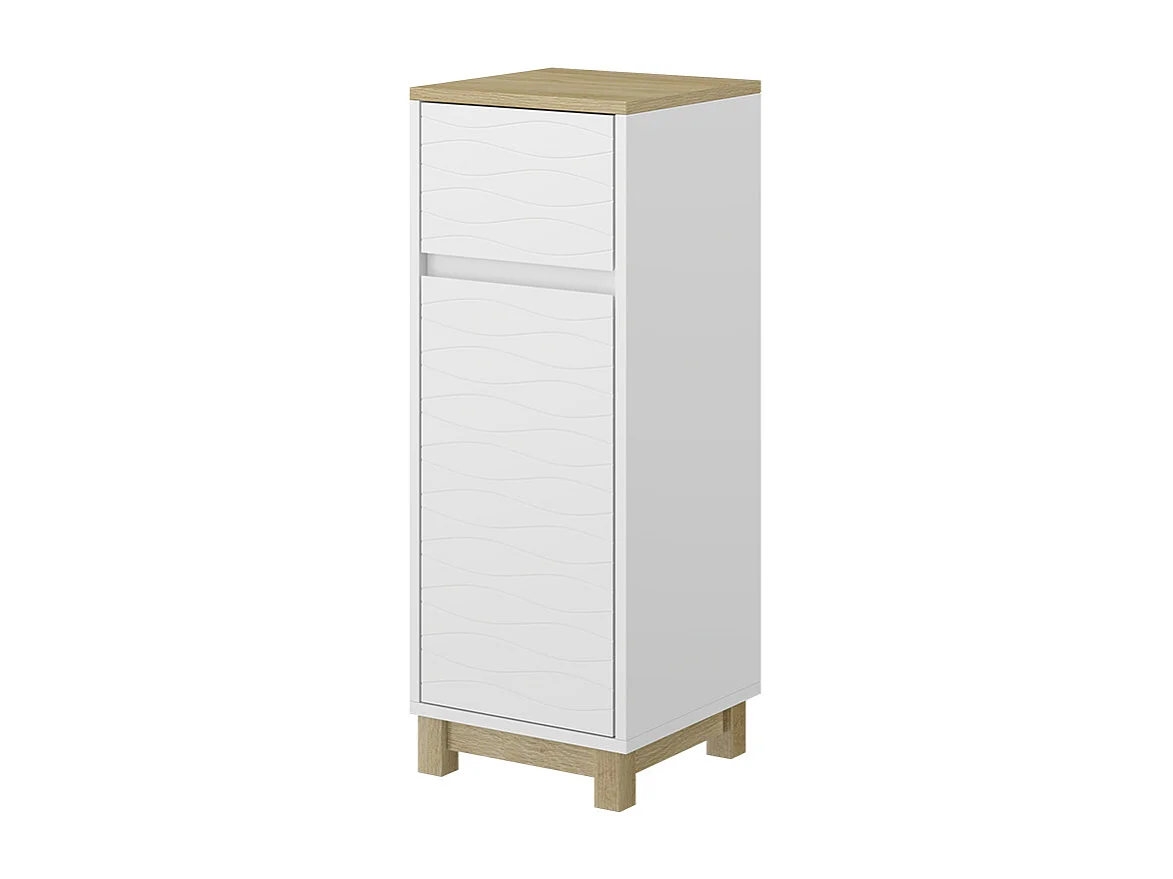 Meuble middle blanc 30x30x80 livia