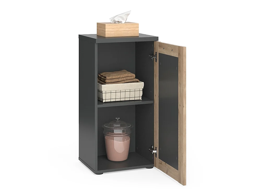 Armoire midisch anthracite 40x34.3x81.6 niko