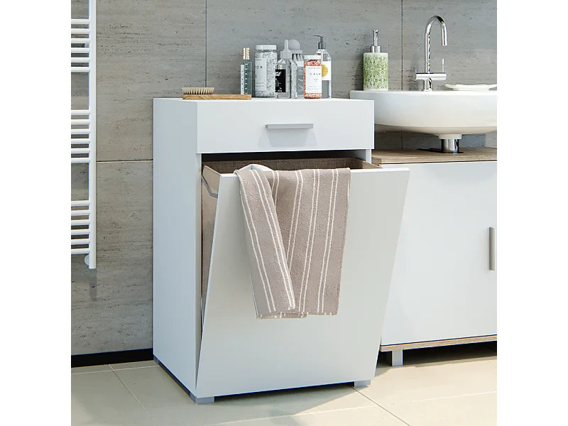 Badschrank weiß 50x45x78.5 matteo