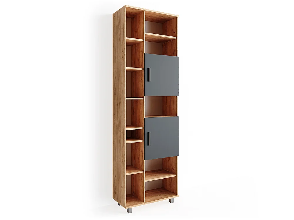 Badeværelsesskab gold power oak 60x30x190 ilias