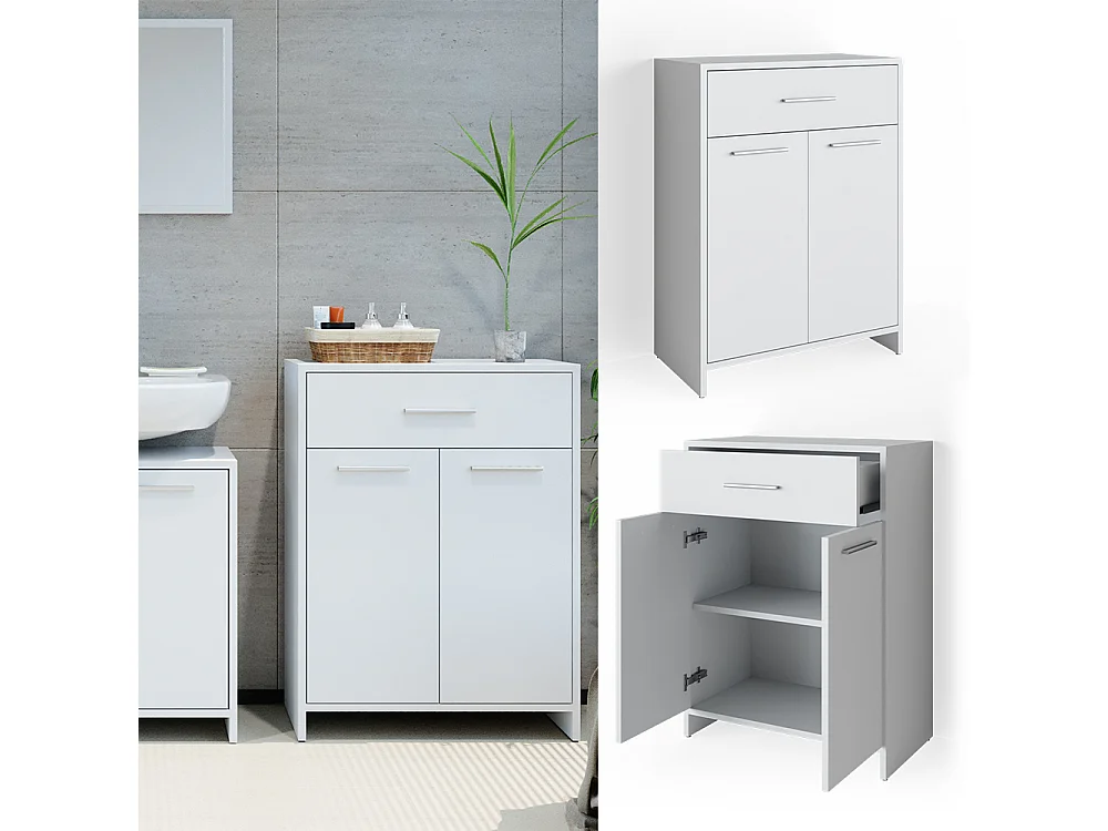 Midischrank weiß 60x33.1x80 kiko