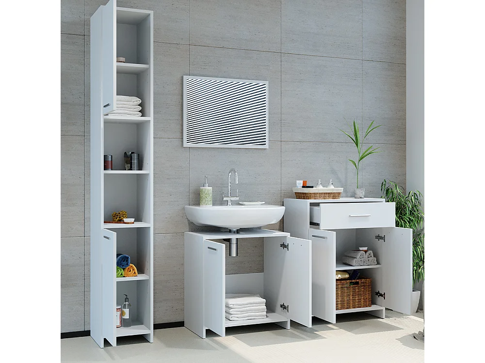 Midischrank weiß 60x33.1x80 kiko