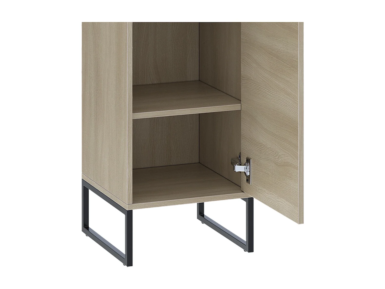 Mueble de baño roble/negro 36x33x185 vionna