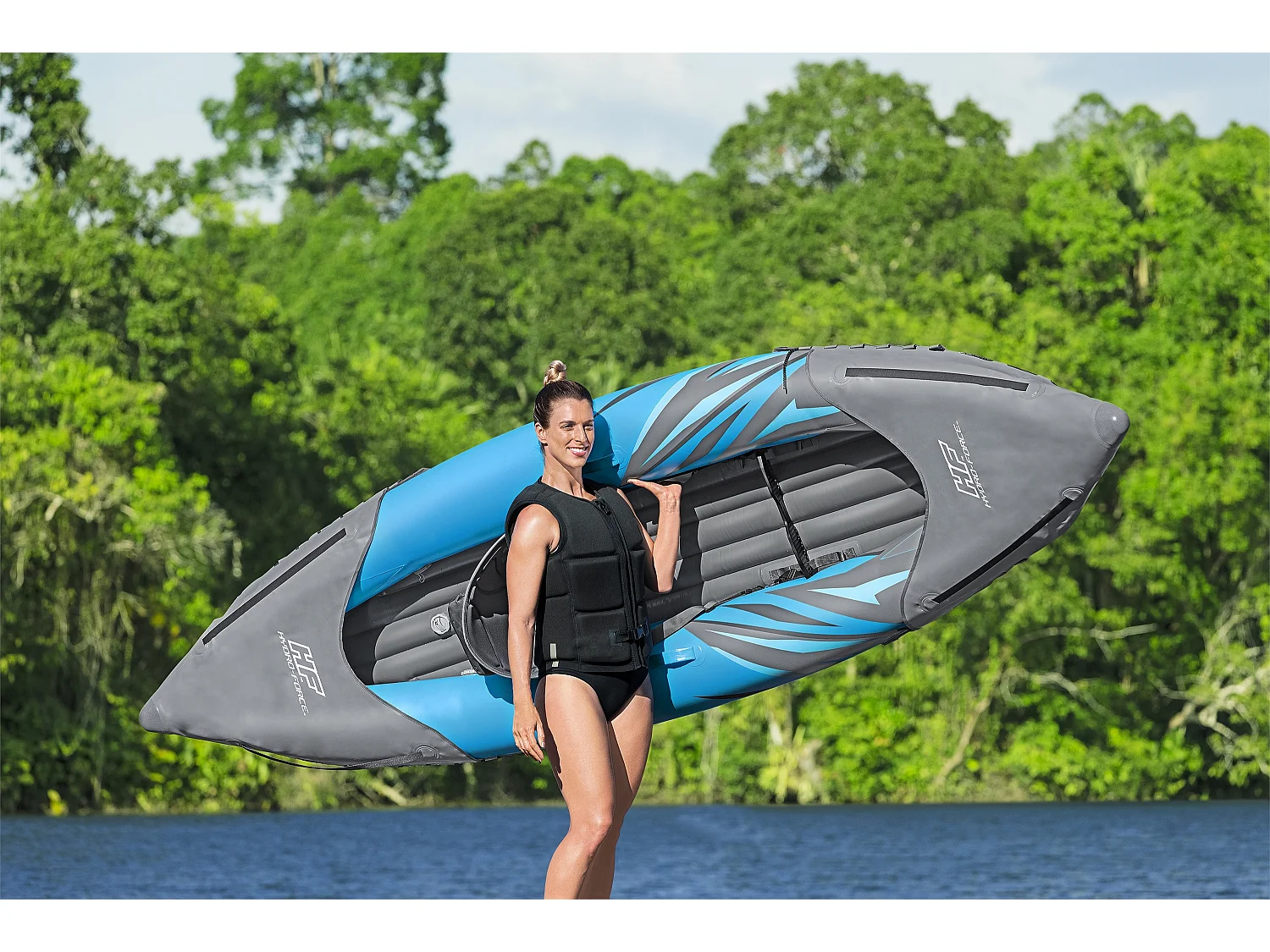 Bestway Kayak gonflable pour une personne surge elite 3,05 m - 65143