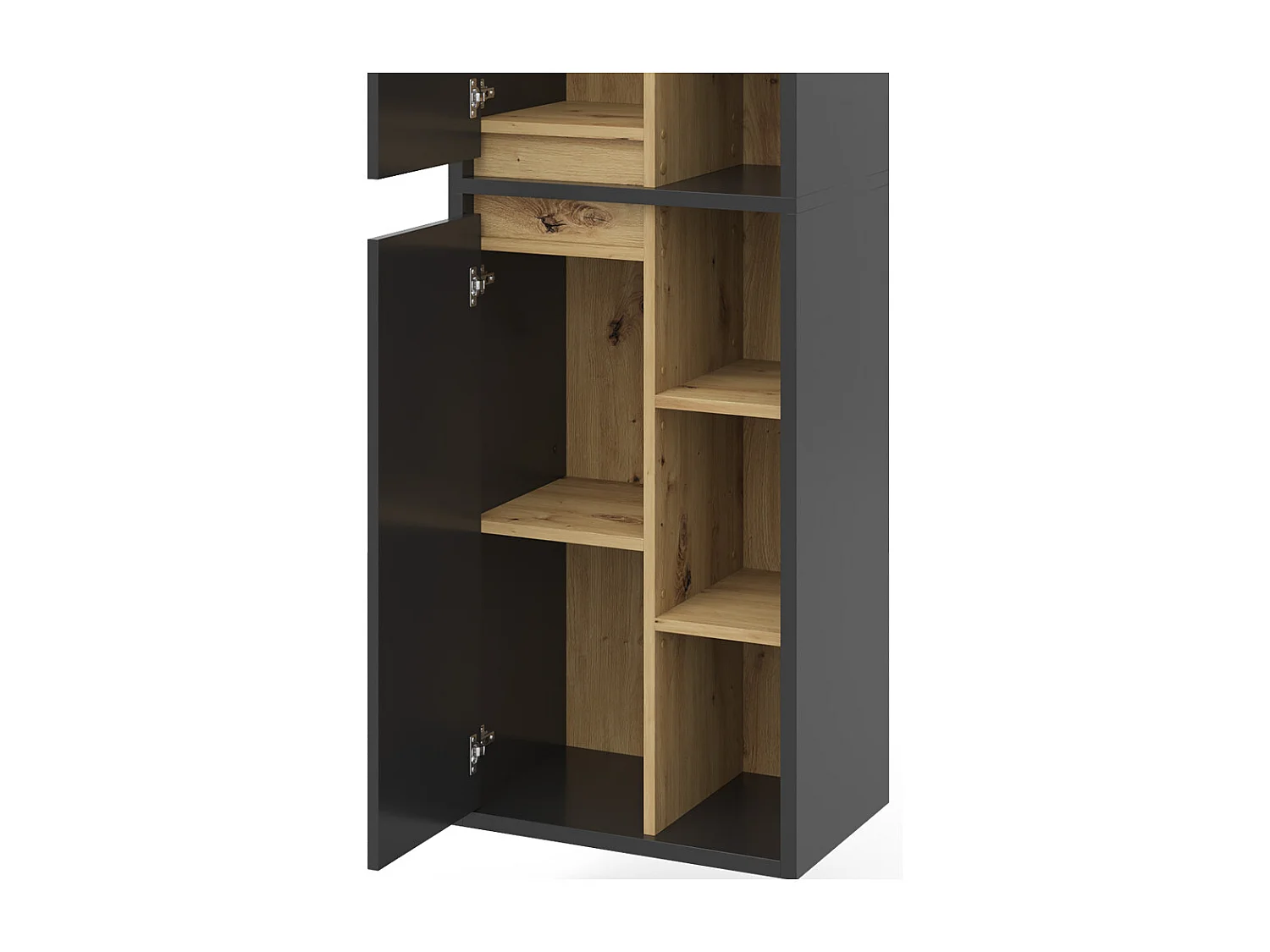 Meuble salle de bain anthracite 50x33x170 viola