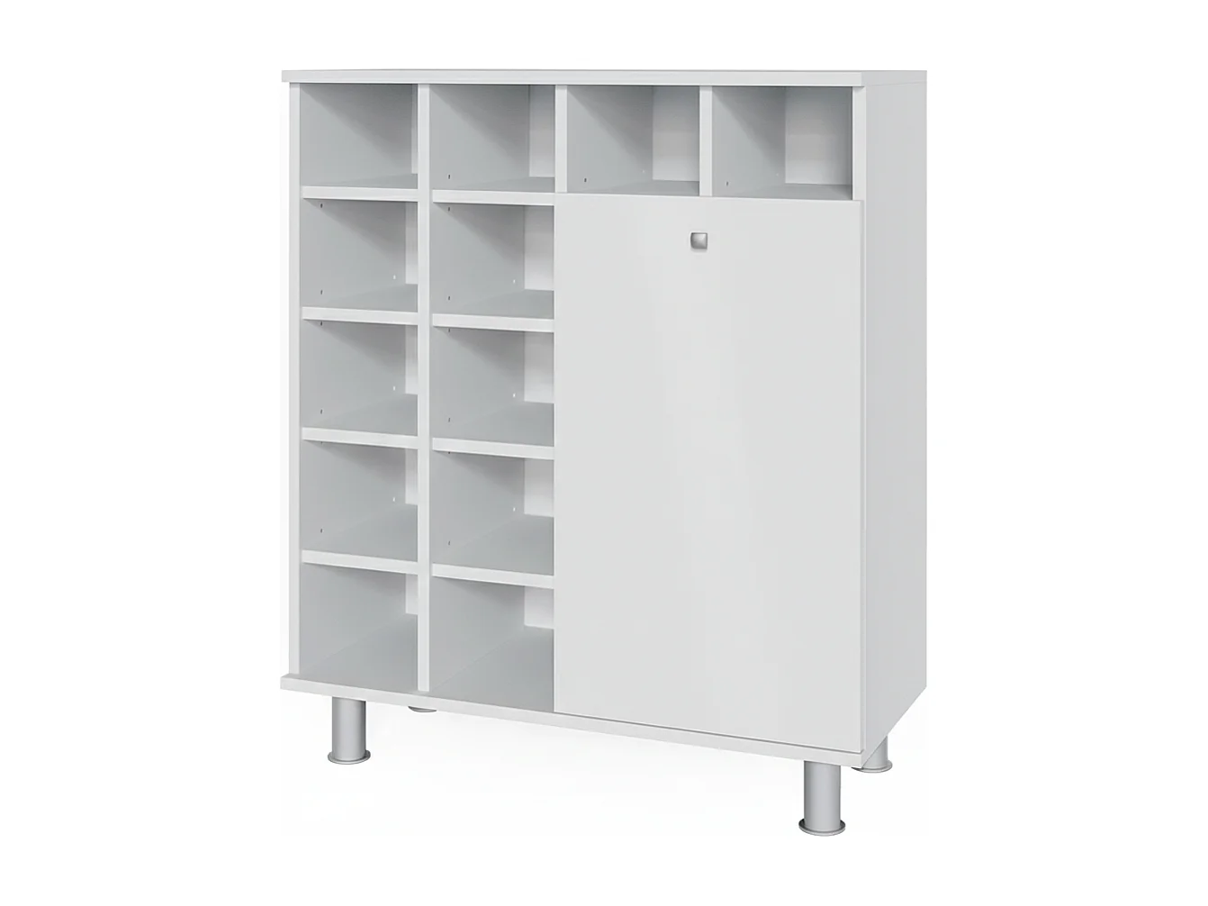 Armoire de salle de bain blanc 78.4x34x91.6 fynn