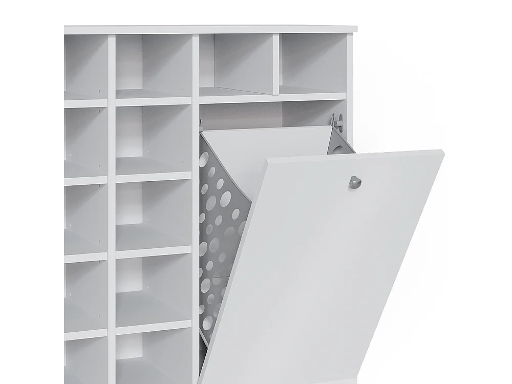 Armoire de salle de bain blanc 78.4x34x91.6 fynn