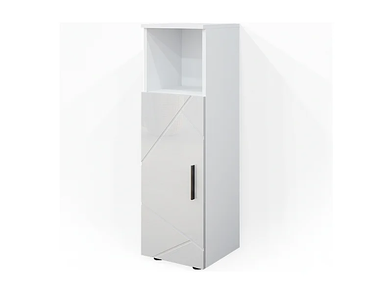 Szafka Midi biały wysoki połysk 30x30x95 irma