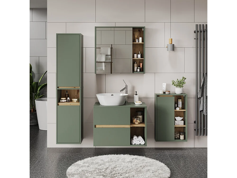 Armoire Midischrank vert/artisan 50x33x86 viola